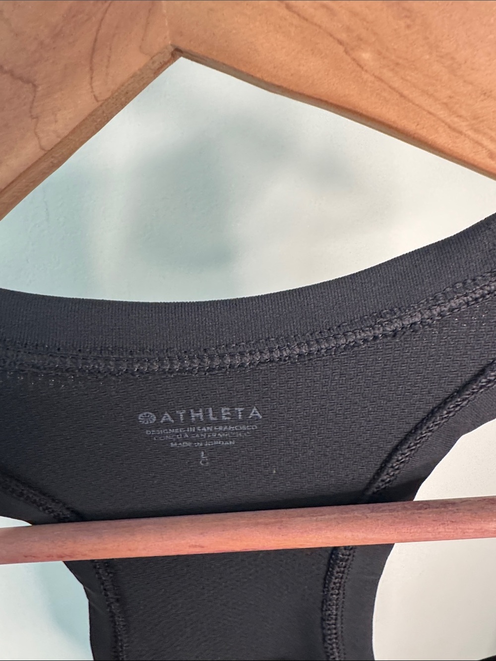 Athleta Black Racerback Performance Tank - Picture 2 of 3